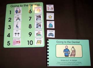DENTIST Social Story Book & PECS Schedule Kit~ Autism  