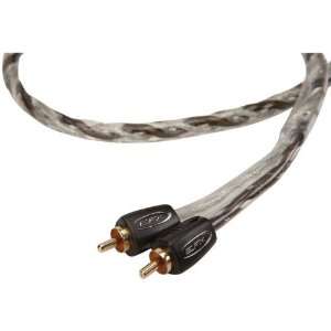  Channel Audio Cable Twisted Pair with Molded Ends (Clear/Black): Car