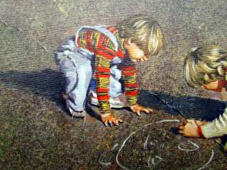 Lucelle Raad Children Genre Oil Painting  