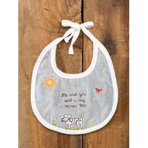  Natural Life Bib   Me and You and a Dog Baby