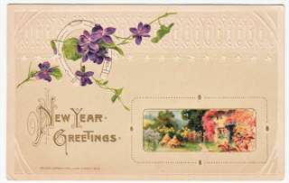 John Winsch 1913 New Year Greetings Postcard  