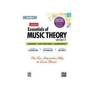 Alfreds Essentials of Music Theory Ver. 3 Vol.1   Educator CD ROM
