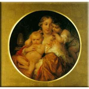   and Child 30x29 Streched Canvas Art by Delaroche, Paul: Home & Kitchen