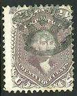 USA 1861 G Washington Stamp 70 A29 24c cv 300 used  