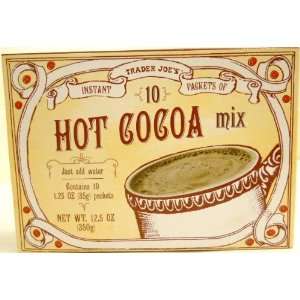 Trader Joes Instant 10 Packets of Hot Cocoa Mix Just Add Water Rich 