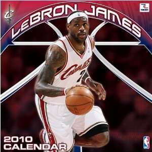  LEBRON JAMES (CLE CAVALIERS) NBA 2010 12X12 Player Wall 