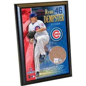  Ryan Dempster Cubs 4x6 Dirt Plaque