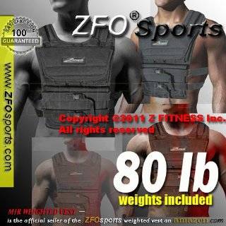    80LBS Adjustable Weighted Vest (WEIGHTS INCLUDED.One size fits all