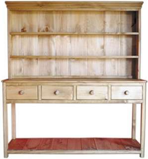 Country Welsh Hutch 6 Ft European Country Style 25 Distressed Paints 