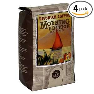 Diedrich Coffee Morning Edition, Whole Bean Coffee, 12 Ounce Bags 