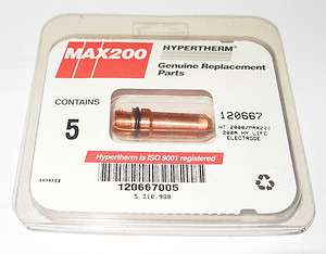   Genuine Plasma Cutter 120667 HT2000/Max200 200A HY life 5 Electrodes