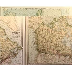  Collier map of Canada (1907)
