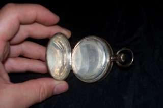 Rare Fine Antique LINHERR New York Silver Pocket Watch  