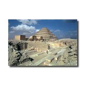 Complex Of Djoser Including The Step Pyramid And The Entrance To The 