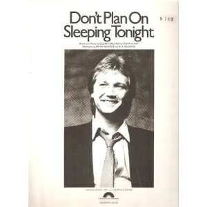   Sheet Music Dont Plan On Sleeping Tonight Wariner 148 