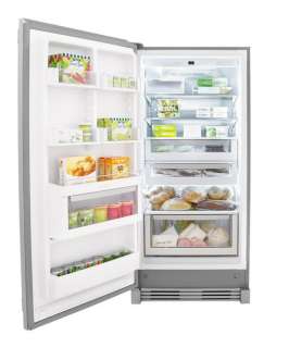 Refrigerador incorporado y congelador de acero inoxidable del icono de 