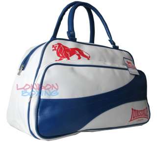 LONSDALE White + Blue Gym  Weekend Bag  Holdall ★ Nice XMAS 