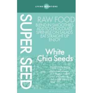 Living Intentions: Super Seed, White Chia Seeds, 8oz:  