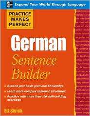 Practice Makes Perfect German Sentence Builder, (0071599622), Ed 