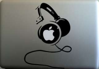 US SHIP Earphones Apple MacBook Pro Unibody Sticker Skin Mac Air 13 