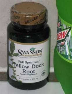 Yellow Dock Root for Liver & Kidney Health, 100 ct 0 87614 11260 2 