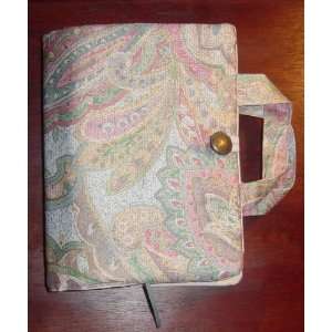 Abstract Paisley Design Hand Crafted Paperback Book   Bible Cover 