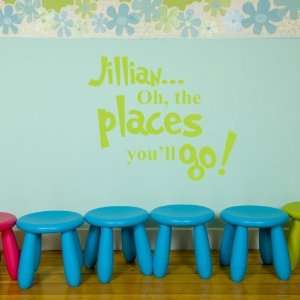  Oh The Places Youll Go Wall Mural Decal
