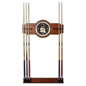  NCAA Wake Forest Wood and Mirror Wall Cue Rack: Sports 