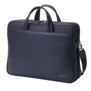 Hideo Wakamatsu Andy III Nylon/Leather Business Bag Black 