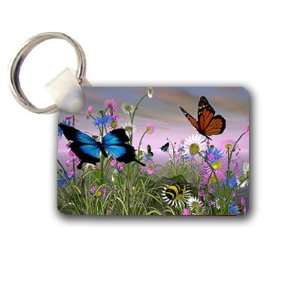  Butterflies Keychain Key Chain Great Unique Gift Idea 
