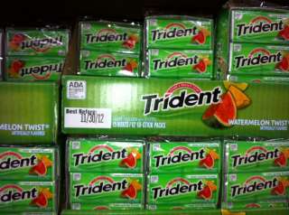 Trident sugarfree gum Watermelon Twist   216 pieces  