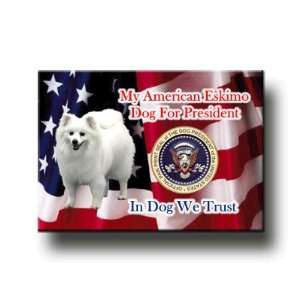  American Eskimo Dog President Fridge Magnet: Everything 