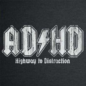 ADHD rock and roll punk Funny entourage pimp T shirt L  
