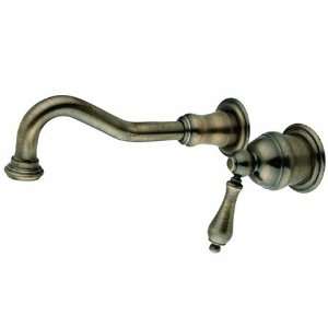   Faucet with Single American Lever Handle, Polished B