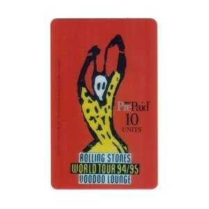  Collectible Phone Card 10u Rolling Stones Voodoo Lounge 