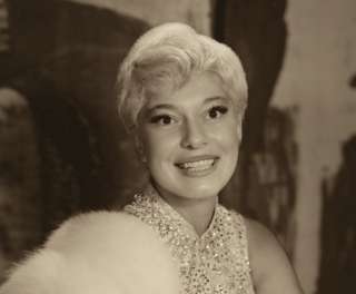 CAROL CHANNING LARGE FORMAT PIN UP PHOTOGRAPH OPERA GLOVES PORTRAIT 
