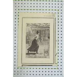  1898 Advert EllimanS Embrocation Ladies Tennis Sport 
