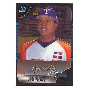  2005 Edison Volquez Bowman Chrome Draft Picks Baseball 