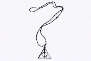 HARRY POTTER Deathly Hallows Logo Metal Necklace