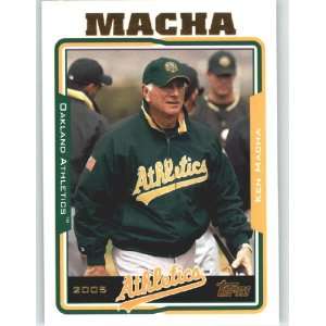  2005 Topps #287 Ken Macha MG   Oakland Athletics (Manager 