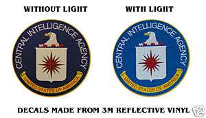 CIA CENTRAL INTELLIGENCE AGENCY BADGE DECAL 4 REFLECT  