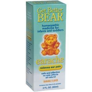  Special pack of 5 GET BETTER BEAR ORAL EARACHE 2 oz 