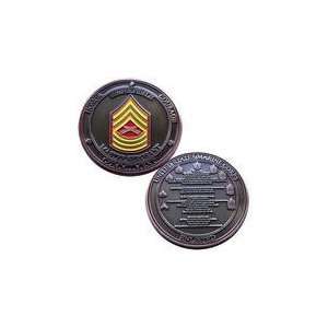  US Marine Corps Master Sergeant Challenge Coin: Everything 