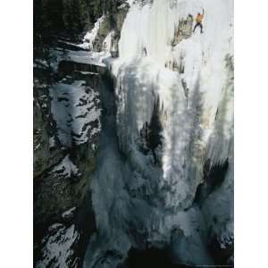  Ice Climbing in Marble Canyon in British Columbia National 