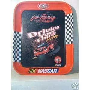   CUP NASCAR RACING COCA COLA COKE TRAY/SIGN MINT: Sports & Outdoors