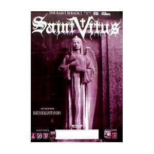  SAINT VITUS The Saint is Back Tour Music Poster