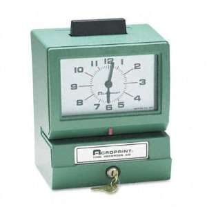   Model 125 Analog Manual Print Time Clock with: Office Products