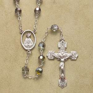   Catholic Genuine Czech Tin Cut Vitriol Crystal Beads 