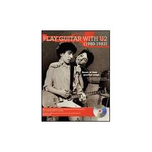  Hal Leonard Play Guitar with U2 (1980 1983) Book with CD 