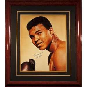    Autographed Ali Picture   aka Cassius Clay